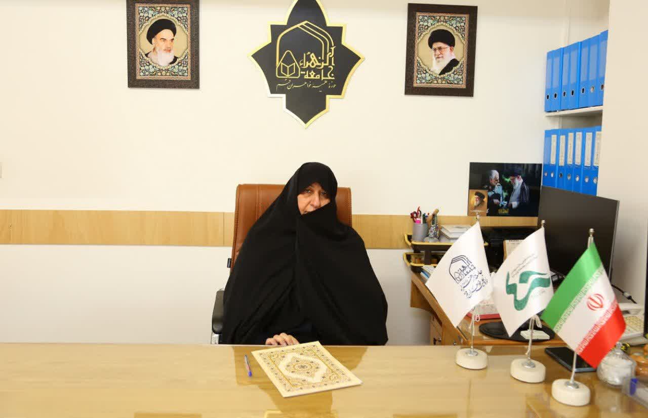 حوارٌ خاص مع مديرة جامعة الزهراء سلام الله عليها؛ أفقٌ جديد للدورة الخامسة من «كتاب العام للنساء» بالمنهج الدولي الدكتورة برقعي، مديرة جامعة الزهراء